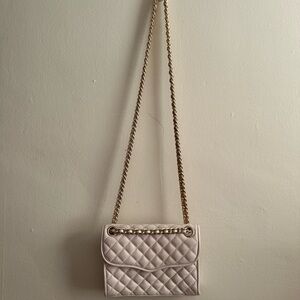 Rebecca Minkoff Light Pink Quilted Crossbody Bag